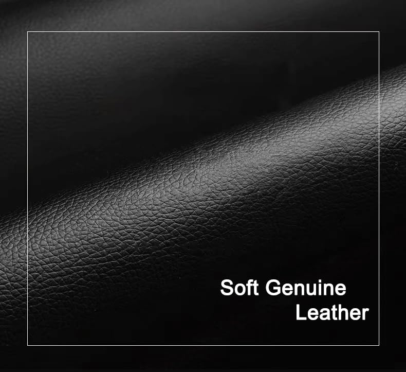 YALUXE Women's Genuine Leather Shoulder Bags Medium Size Handbags Purses with Front Magnetic Pocket, Detachable Dual Straps3