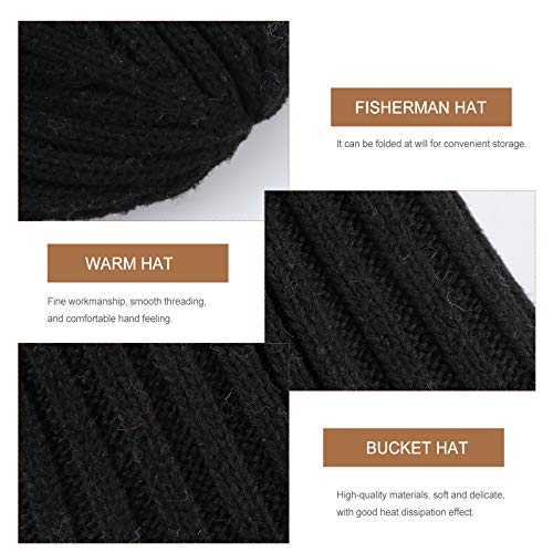 ABOOFAN Chapéu de malha requintado de 1 unidade elegante boné de pescador boné de pescador para usar