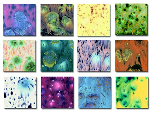Sax True Flow Crystal Magic Glazes, 4 Ounces Each, Assorted Colors, Set of