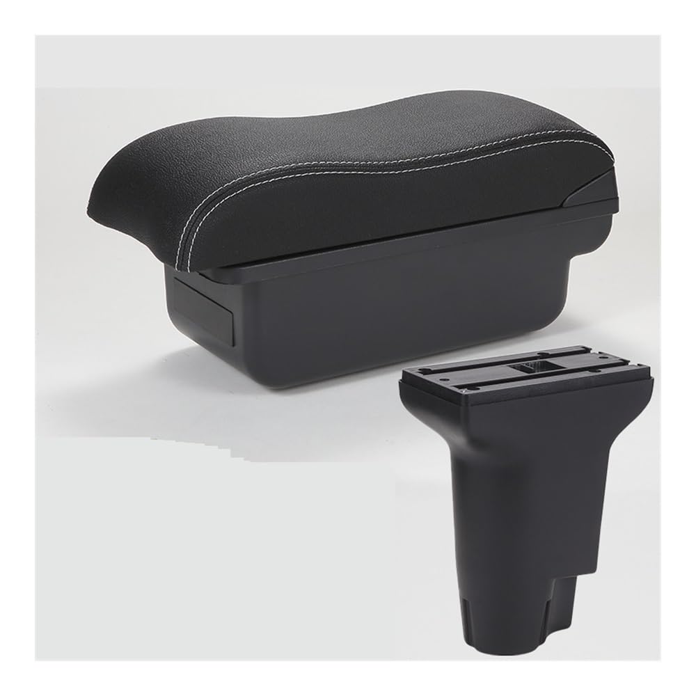 Aierdeyp C3 Black White Nousb Car Armrest Box For Fiat 500 2012-2023 2024 2025