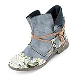  TMA Damen Boots, Blaugrau - 39