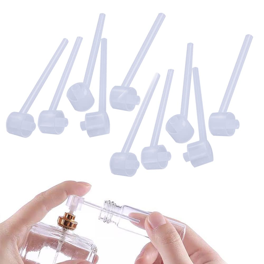 Skypro Transparent 10Pcs Perfume Refill Pump Cosmetic Dispenser Pump Transfer Tool For Perfumes Transfer To Empty Bottles