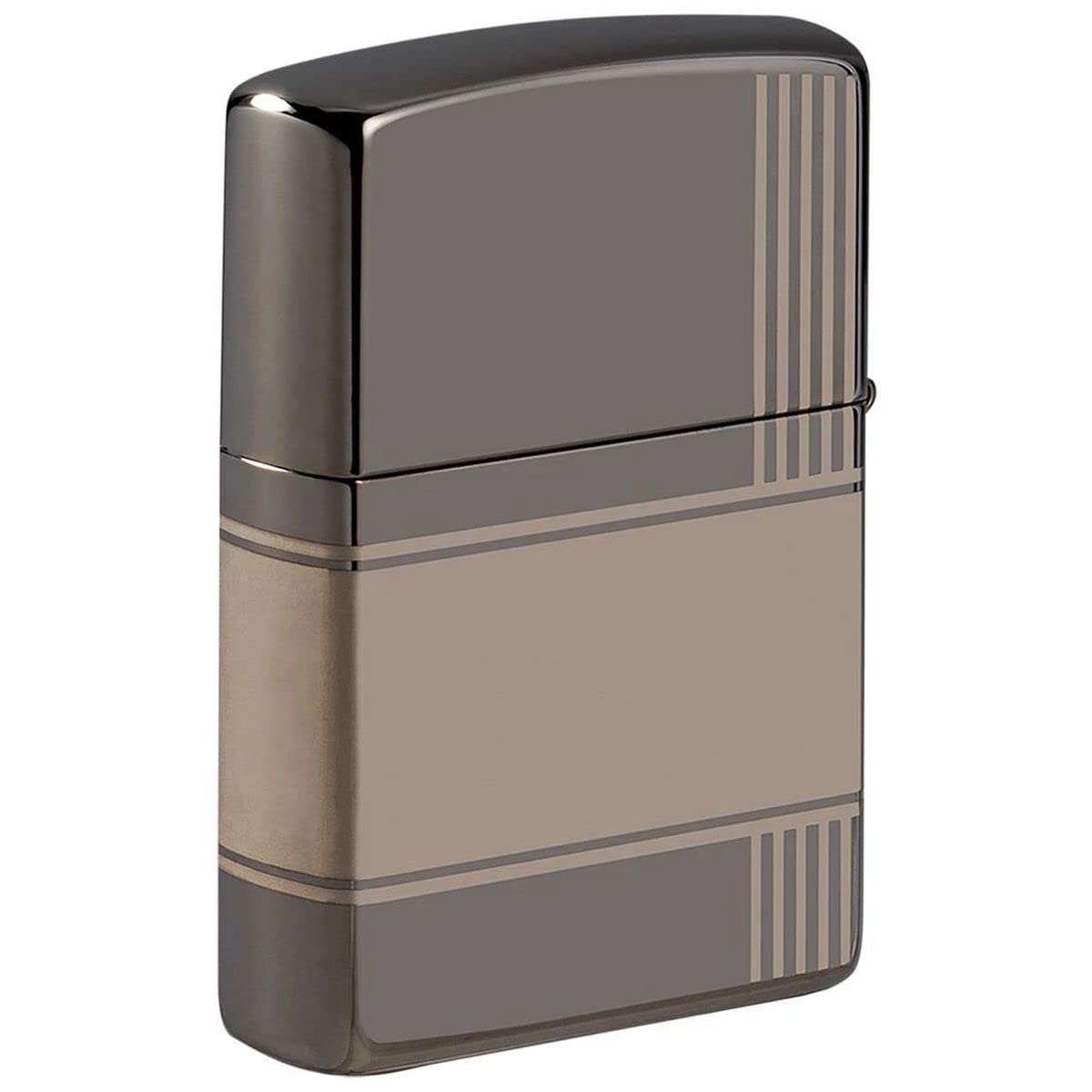 Zippo - Briquet tempête, Motif Impact de Balle James Bond 007, Noir (Black Ice), Gravure Laser 360°, Rechargeable, réutilisable, Design Coupe-Vent, boîte Cadeau, fabriqué aux États-Unis