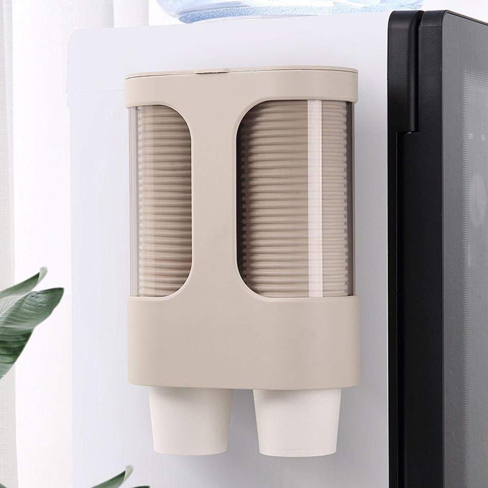 Dispenser Per Bicchieri Di Carta - Doppio Supporto 80 Pezzi - Per Ufficio - Foto 14