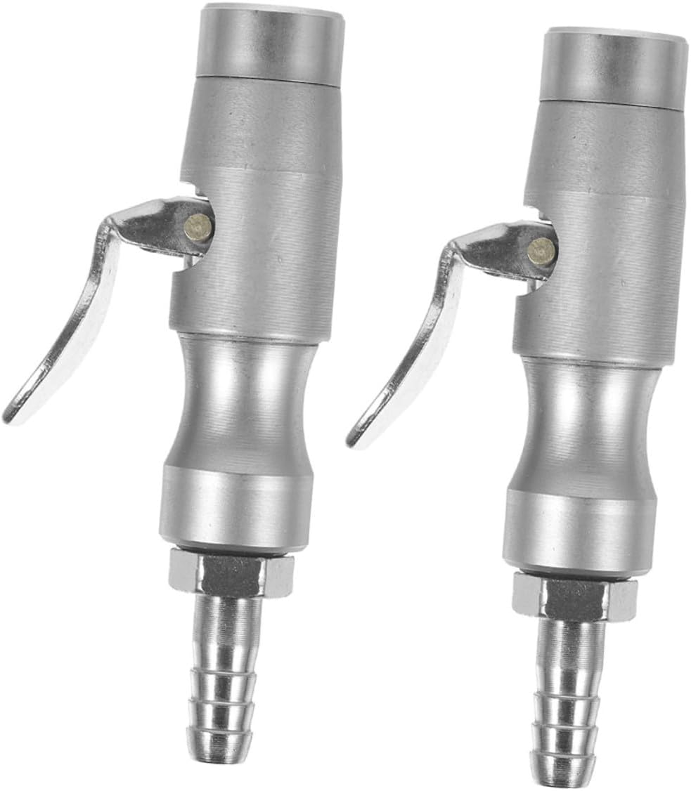 2pcs Copper Locking Tire Air Chuck with Quick Release Nozzle for Car Tire Inflation – Matte Finish Air Inflator Adapter Compatible with Vehicle Compressors