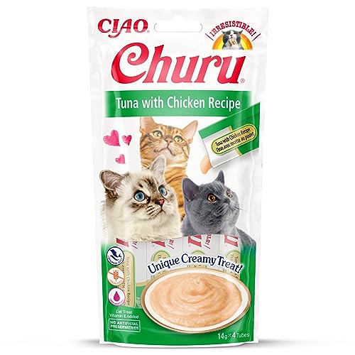 CHURU Cat Receta DE ATUN con Pollo 4X 14GR