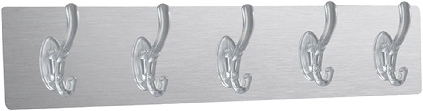 ENSETE Transparent Wall Hook – Strong, Damage-Free Hooks for Hanging Coats, Towels, and Home Décor