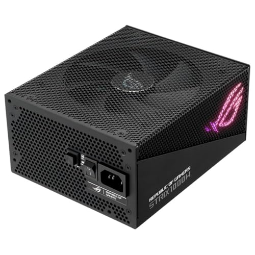 Fonte Asus 1000W Rog Strix 1000G Aura Gaming 80 Plus Gold Full Modular 90YE00P1-B0BA00