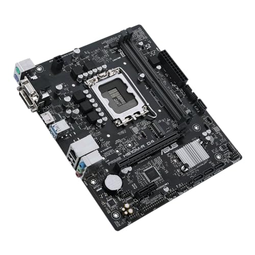 Image of ASUS PRIME-H610M-R-D4 Intel H610 (LGA 1700) mic-ATX Motherboard with DDR4, PCIe 4.0, M.2 Slot, Realtek 1 Gb Ethernet, HDMI,D-Sub, DVI, USB 3.2 Gen 1 Ports, SATA 6 Gbps