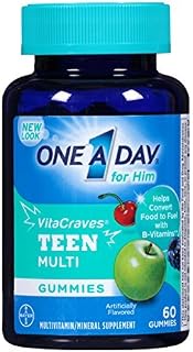 One A Day Vitacraves Teen for Him, 60 Count - Buy Packs