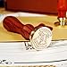Wax Seal Stamp, Hogwarts Retro Wax Seal Stamp with Handle, Great for Embellishment of Envelopes, Invitations, Wine Packages, Greeting Cards, etc(H)