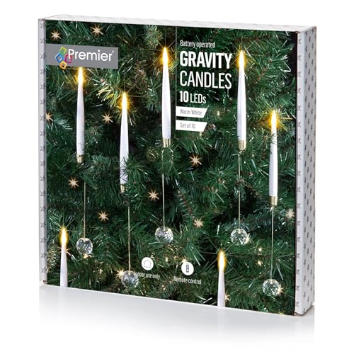 Bougies à gravité avec télécommande pour une soirée magique suspendue à la maison
