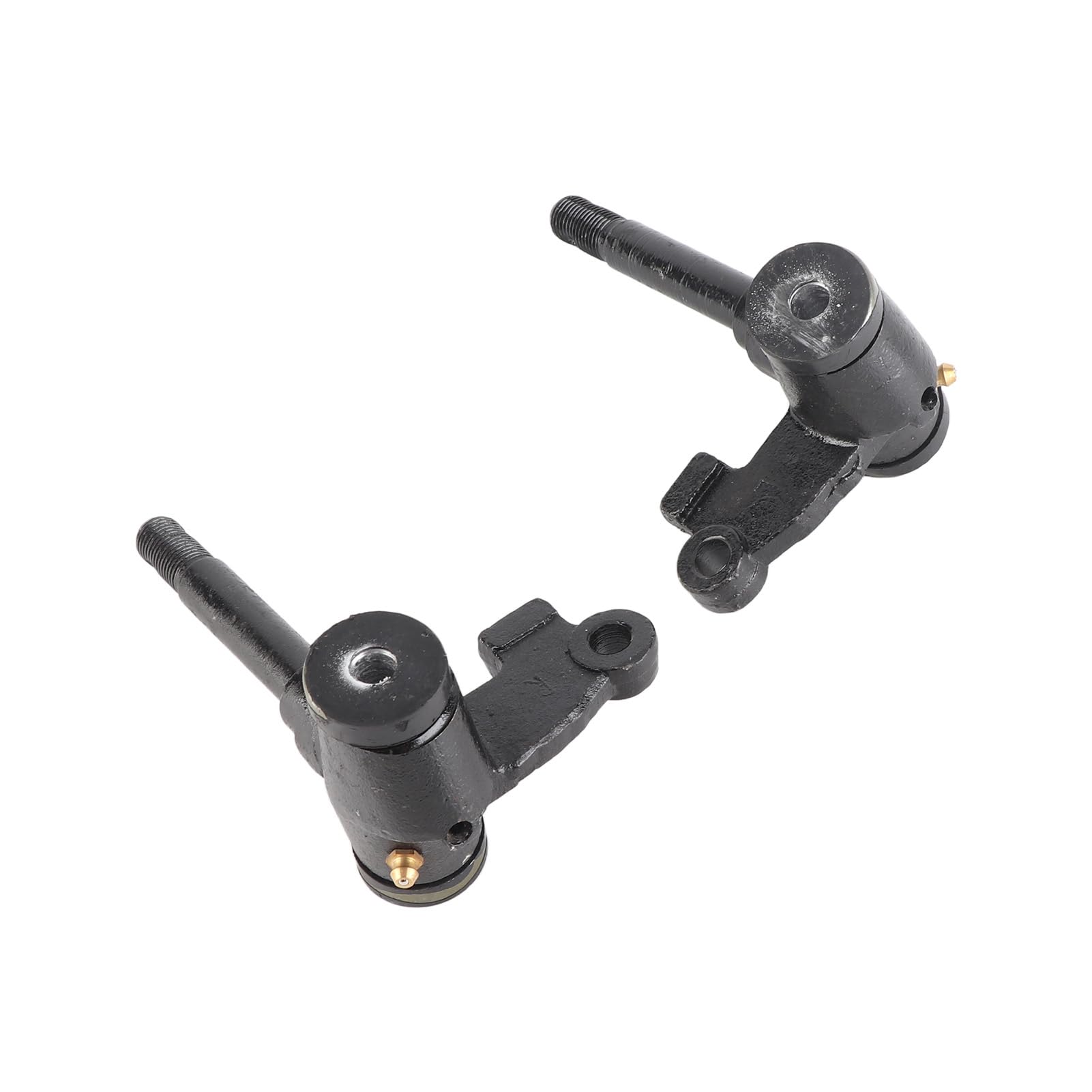 Aramox Para Wrzeciona Zwrotnicy Układu Kierowniczego Stop Stali 14 Mm Gwint Wrzeciona Zwrotnicy dla Piasta Koła Hamulcowego Go Kart ATV Quad SUV
