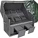Produktbild XINRO® Strandkorb XXXL anthrazit Polyrattan Ostsee XXXL Strandkorb Volllieger grau Strandkorb XXXL Strandkorb 3 Sitzer Strandkorb anthrazit kaufen - 152x82x160cm (bxtxh)