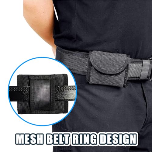 WeddHuis 2 Stück Gürtel Handschuhtasche,Latex Handschuh Einweg Handschuhhalter,Doppelte Handschuhtaschen für 5,7 cm Dienstgürtel