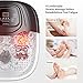 RIGHTMELL Foot Spa Bath Massager with Heat, Epsom Salt,Bubbles, Vibration and Red Light, Tub for Stress Relief,Foot Soaker, Birthday Gifts for Mom Dad Women Men Her Him