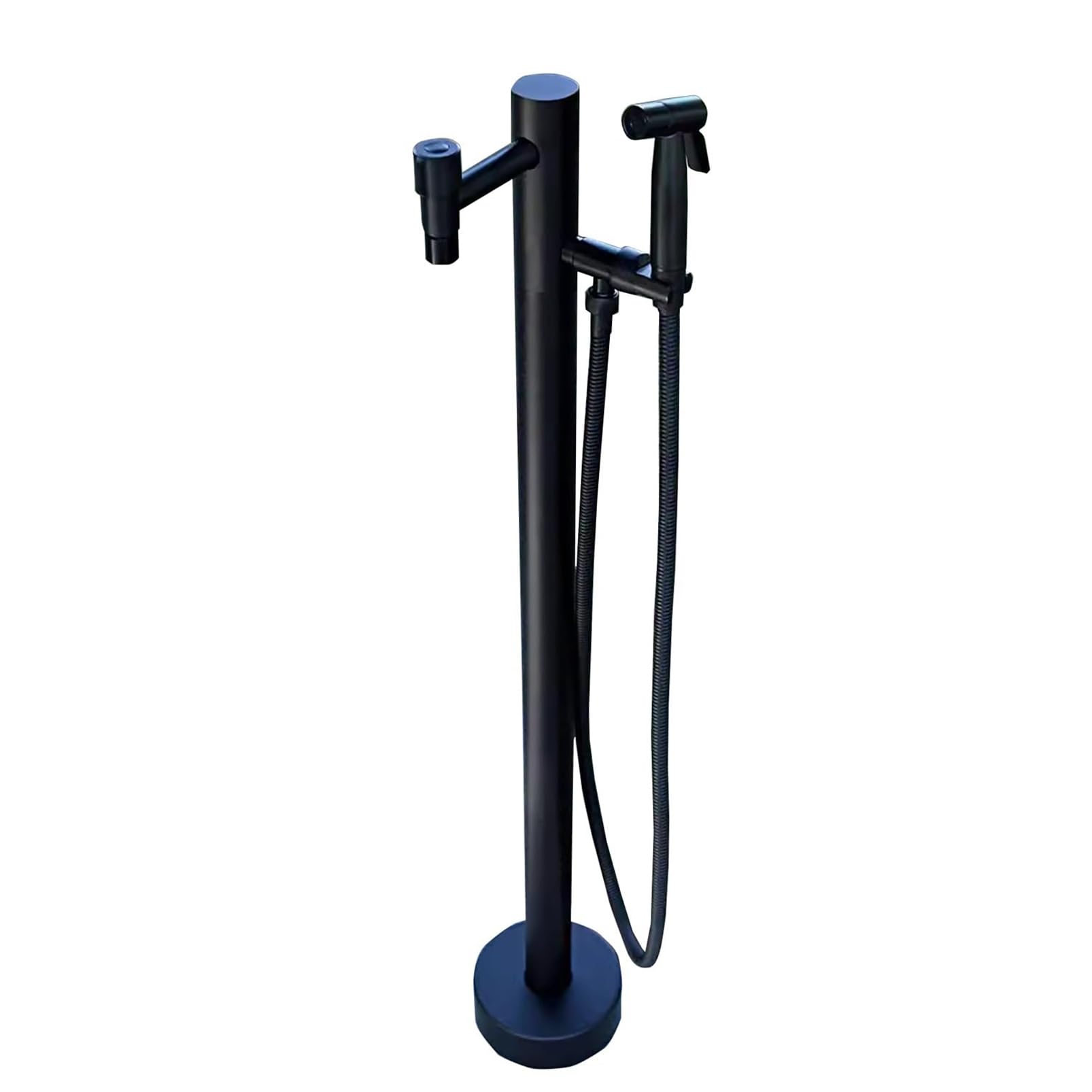 BHGFYXBS Outdoor Faucet Vertical Garden Water Column, Stainless Steel Freestanding Hose Stand Garden Water Column With Faucet, Garden Water Fountain Column For Irrigation/Watering,D-98 * 15cm