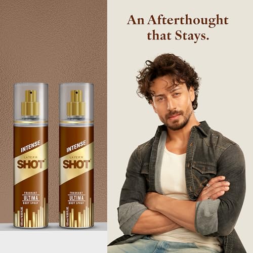 Image of Layer'r Shot Gold Ultima Body Spray Combo for Men, 2x135ml | Premium Long-Lasting Fragrance with Bold Aldehydic, Floral & Leather Notes | Everyday Wear | Ideal Gift Option