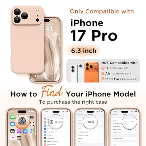 Image of GolbinBox Magnetic for iPhone 17 Pro Case, Silicone Cover, Sunny