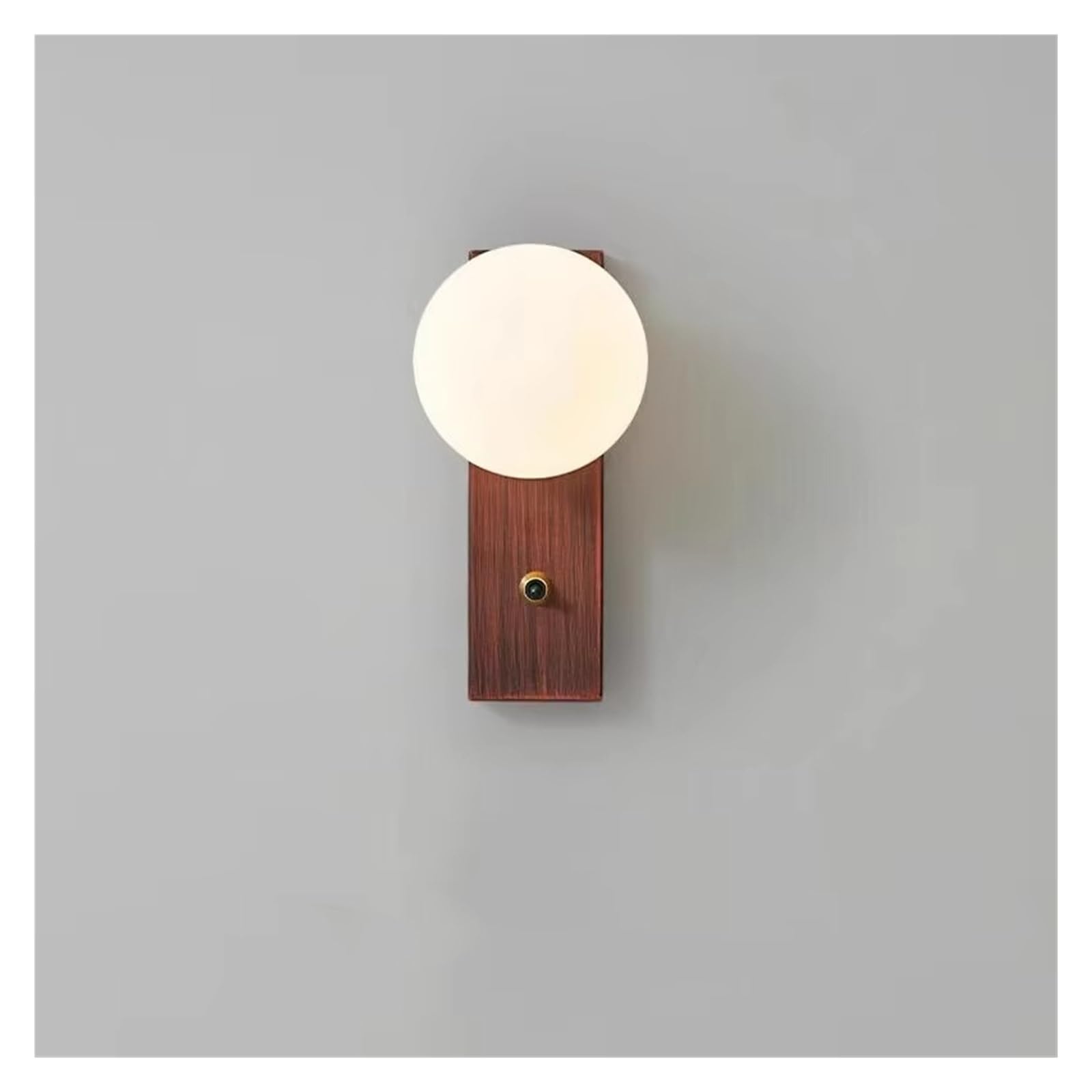 Aplique de pared LED estilo retro acabado en nogal de alta calidad decorativa