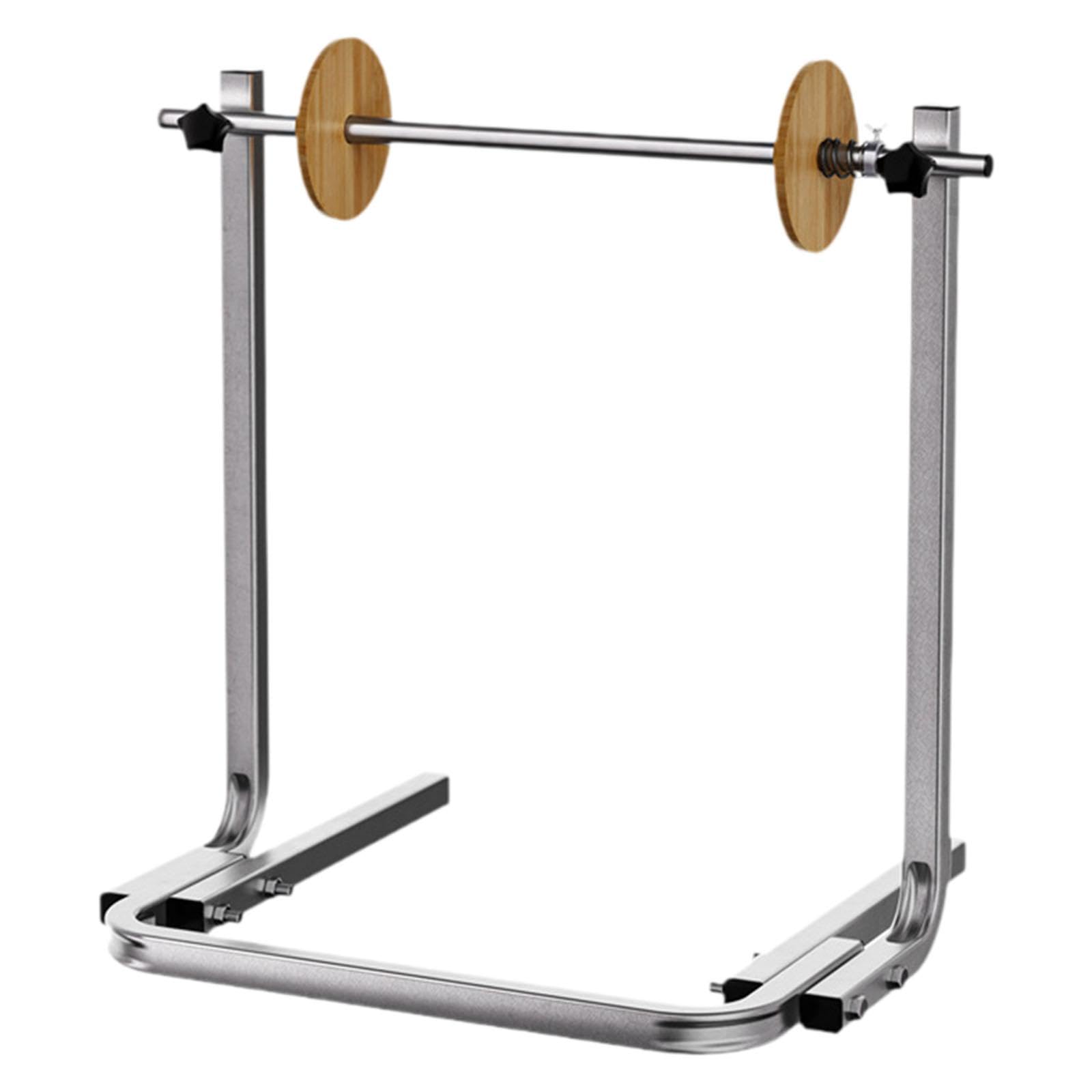 Milageto Support de rouleau de film à bulles d'emballage avec barrières d'extrémité Installation facile Robuste Polyvalent Tension réglable Acier, 40cmx70cm
