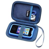 LTGEM Kids Smart Phone Case Compatible with KOKODI/Luyiilo/WEOLULI/Sueseip/Lizzbey/Kikapabi/MOMILLA Kids Smart Phone Toys, Charging Cable and SD Card, Blue