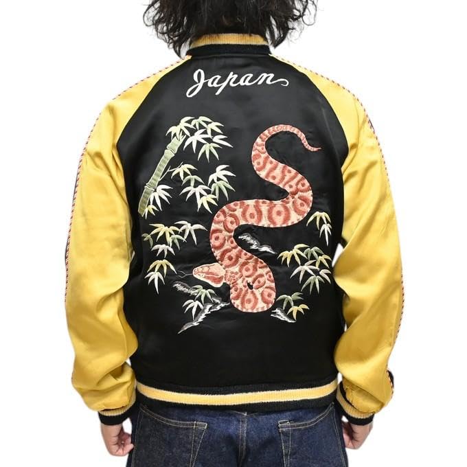 港商　スカジャン 楽天市場】港商 スカジャン TT15713 テーラー東洋 港商商会 蝮蛇