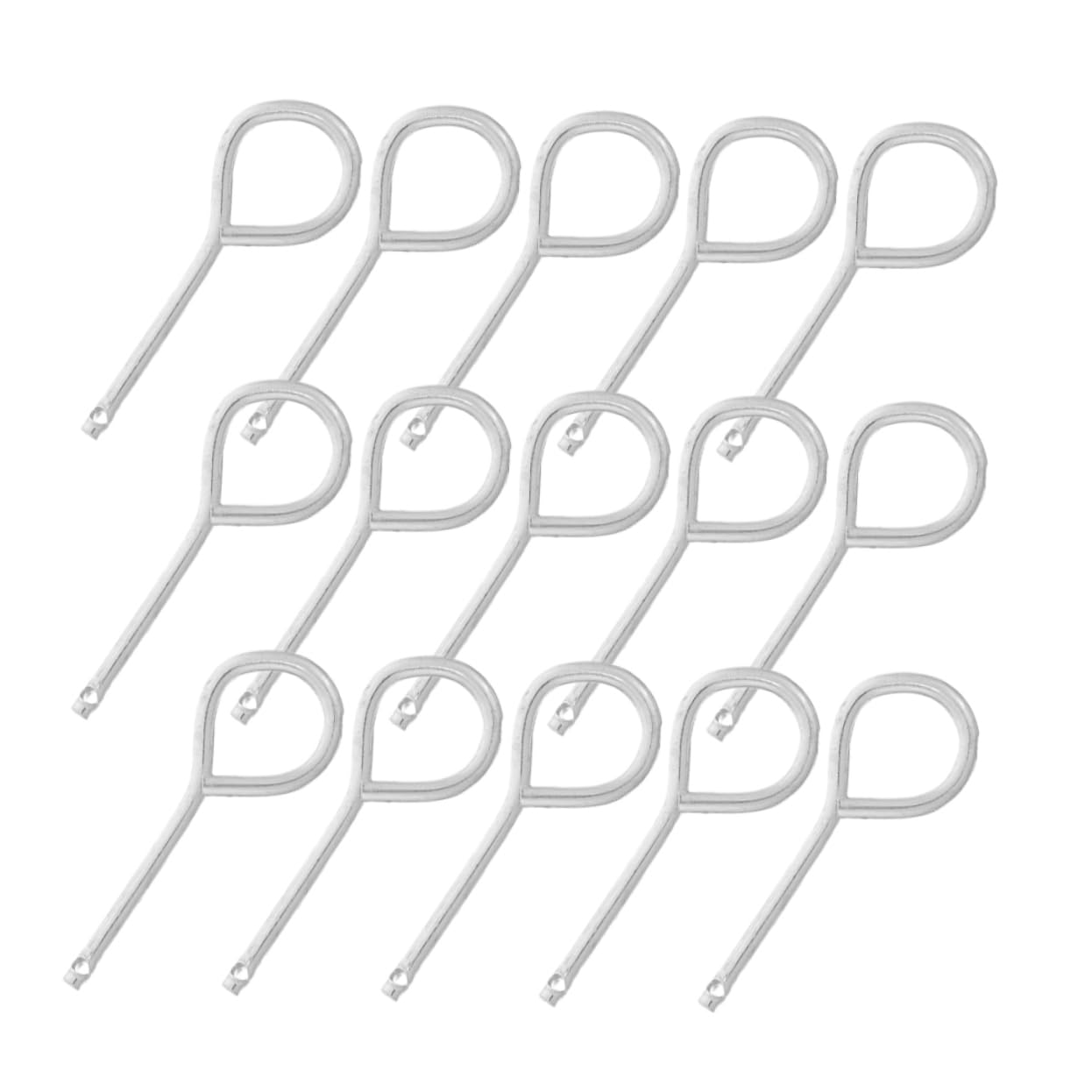 SHINEOFI 5 Set Set Chiusura Estintore Perni Degli Estintori Emergenza Pin Pull Tirare I Perni Extinguisher Pull Estintore Domestico Pin Estentore Di Ferro Da Stiro Argento 20 Pezzi*5