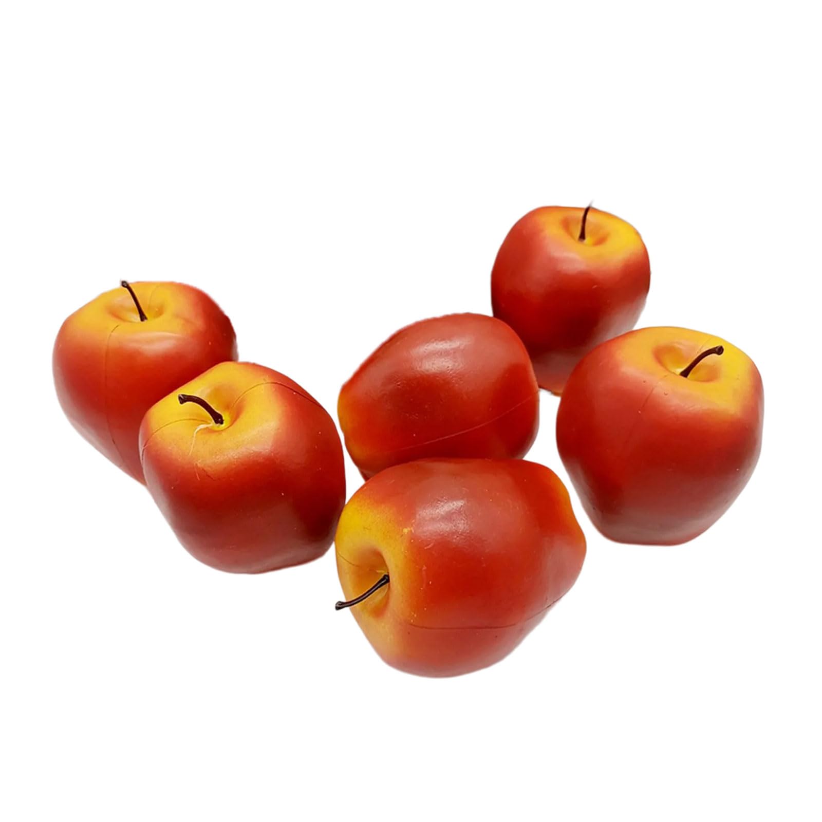 Elnwnnkc 6 Pieces Small Artificial Fruits for Home Decoration and Party Decorations Simulation Fruit Photography Props for Kids Fruits Model