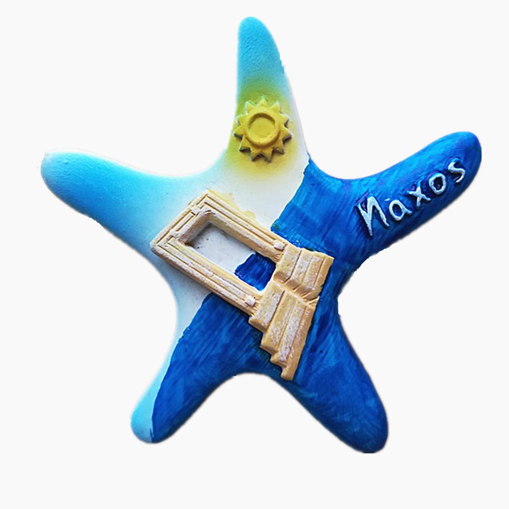 Muyu Magnet Souvenir 3D Naxos Greece fridge ,Home & kitchen decoration ic sticker Naxos Greece refrigerator travel souvenir gift and collection