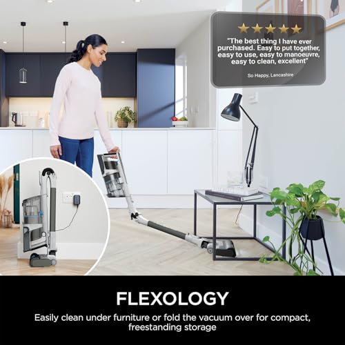 Image of Shark PowerPro Pet IZ380INT Cordless Vacuum Cleaner | 180 Flex Wand & Handheld | Floor Detect Technology | Anti-Hair Wrap for Pet Hair | Anti-Allergen Seal | 181W Motor | 50 Min Runtime