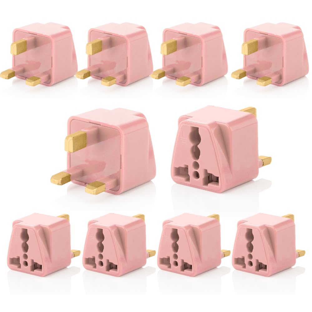 Hi-Plasst Black UK Adapter (Type-G Plug) - 1pc Pack - UK Travel Converter for Dubai, Singapore, Hong Kong, Malaysia - Compact & Durable India to UK Plug Adapter — Amazon image 28