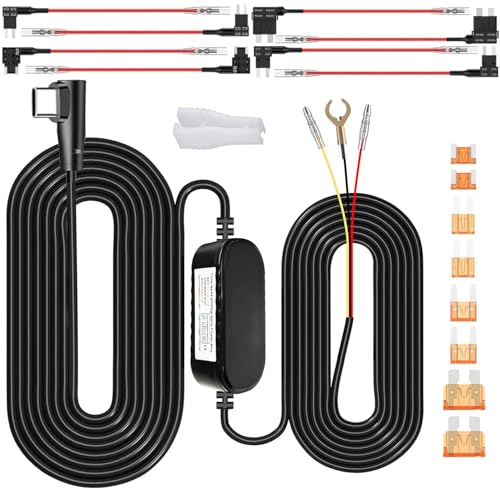 Gebildet Dash Cam Hardwire Kit,Car Dash Camera Type-C Caricabatterie Hard Wire Kit per Dashcam DC...