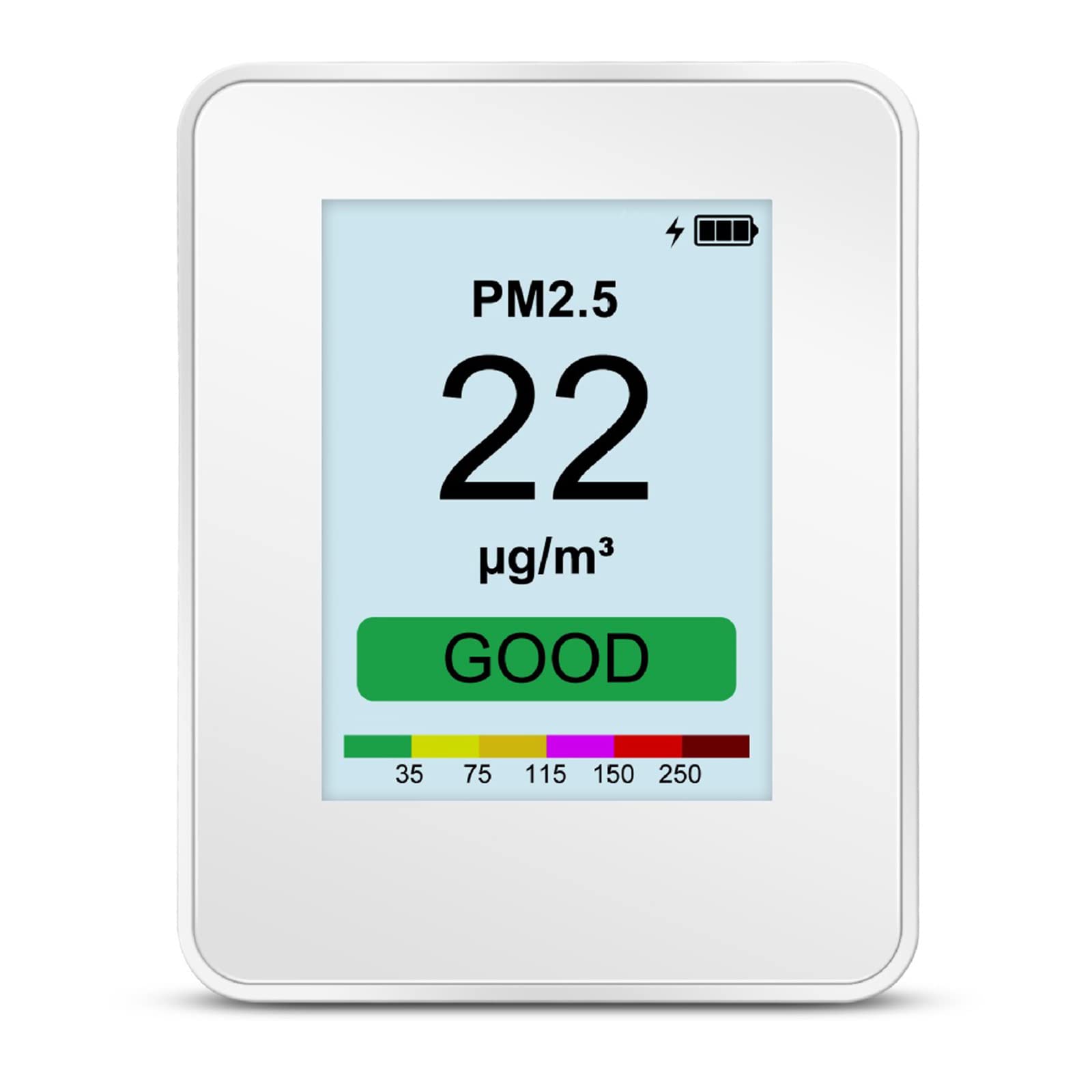Probador de aire para interiores y habitaciones, detector de CO2, medidor de dióxido de carbono, sensor NDIR de 400-9999 ppm, detectores de dióxido de carbono para el hogar