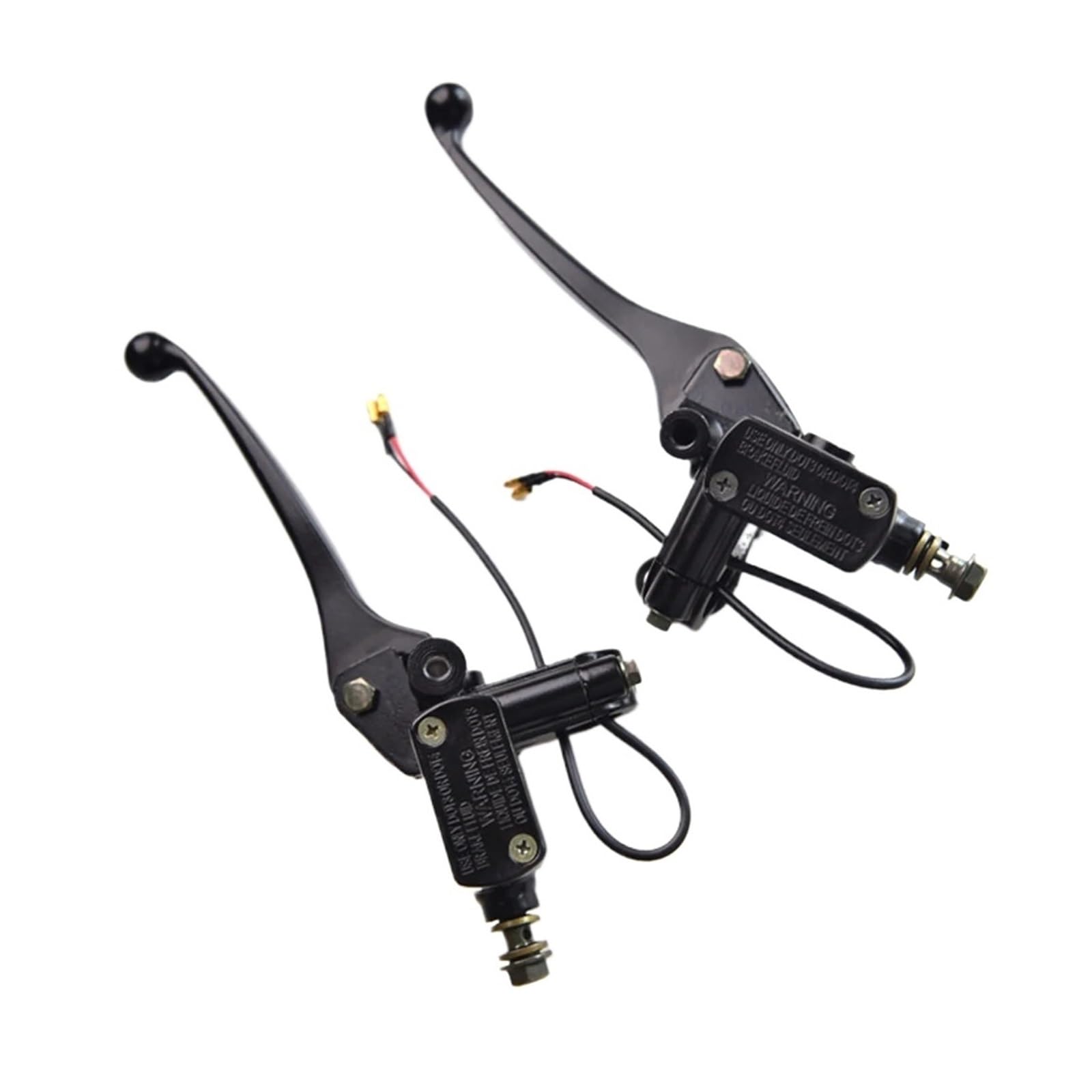 Motorcycle Brake Pump Front Master Cylinder Hydraulic Brake Lever Right For Dirt Pit Bike Quad Moped Scooter Buggy Go Kart(Right)