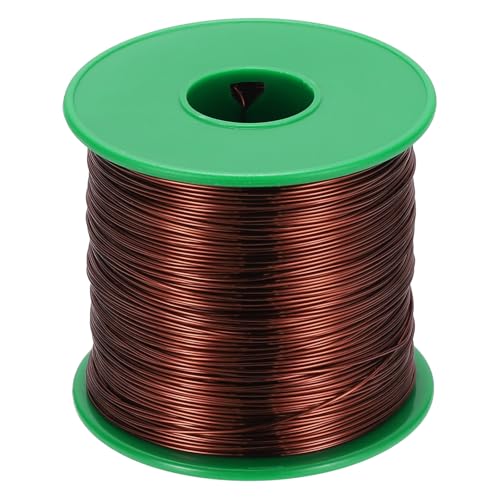 Alambre magnético de 23 AWG Meccanixity marrón de cobre esmaltado de 454 g