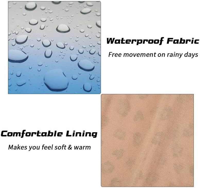 JOYSON Girls Rain Jacket Lightweight Windbreaker Jacket Kids Waterproof Outerwear Raincoat with Hood - Image 4