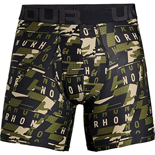 Image of Under Armour mens Multi-pack Performance Tech Boxerjock Brief, 6 inch Inseam, All-day Comfort & Soft