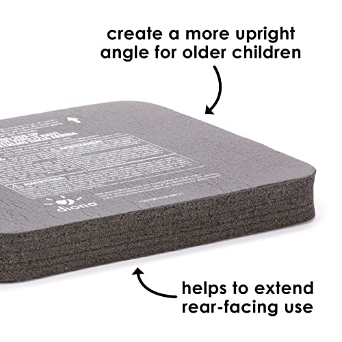 Diono Radian 3R, 3-In-1 Convertible Car Seat, Rear Facing & Forward Facing, 10 Years 1 Car Seat, Jet Black & Angle Adjuster Car Seat Leveler, Car Seat Wedge Cushion, Foam Provides More Legroom #TOP6