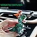 ORIESSE Dinosaur Car Air Freshener Vent Clip,Refillable Aroma Diffuser with T-Rex Design,Customizable Scents and Interchangeable Decor for Women,Teens,New Drivers (Green)