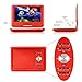 eXuby Portable DVD Player for Car, Plane & More - 7 Car & Travel Accessories Included - 9 Inch Swivel Screen - Whopping 6 Hour Battery Life - Perfect Portable DVD Player for Kids - Red