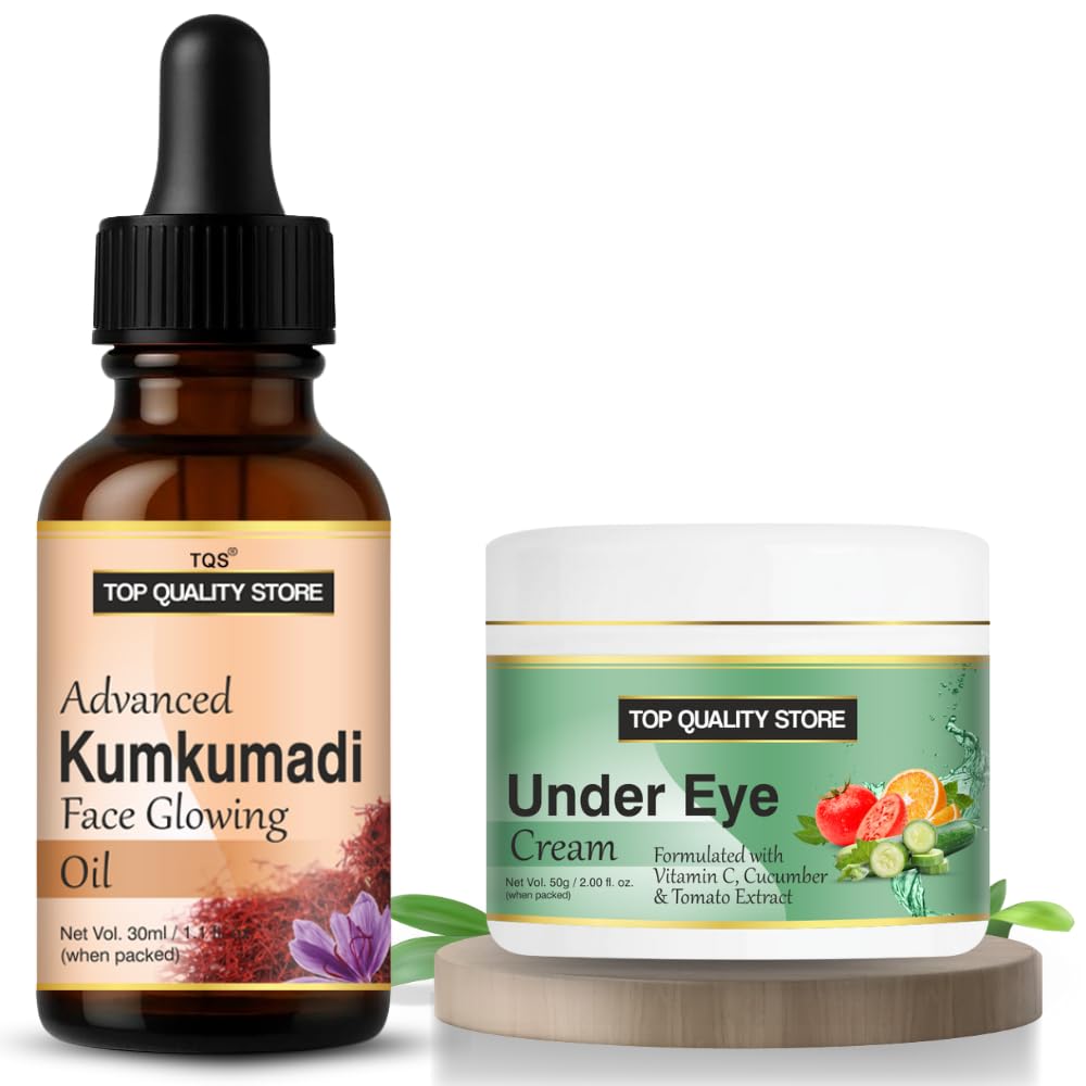 tqs Kumkumadi Face Glowing Oil and Under Eye Cream-picture-22