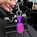 FHI Heat UNbrush Super Mini Hair Brush Keychain — Collectible Miniature Charm for Bags and Keys — Accessory for Beauty Lovers - (Electric Berry)