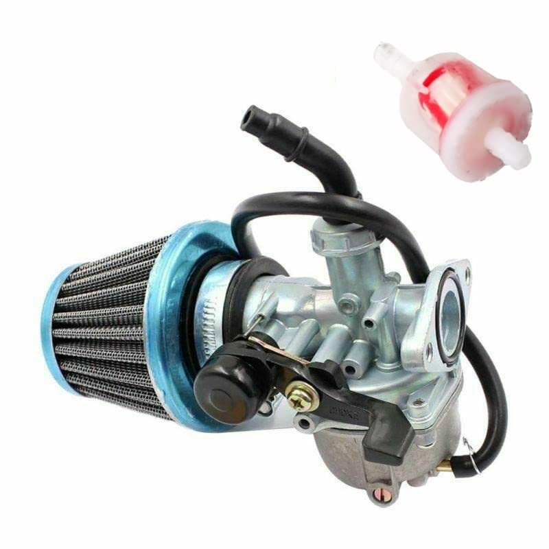 Carburatore PZ19 Da 19 Mm Con Filtro Aria Per Motori ATV E Quad Da 50cc A 125cc, In Alluminio E Zinco, Prestazioni Ottimizzate