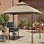Garden Winds Replacement Canopy for The Pinehurst Grill Gazebo - Standard 350 - Beige - Will ONLY FIT Model L-GG093PST-B, Will ONLY FIT IF You Have Horizontal RAILINGS ON Four Sides