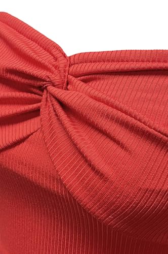 Image of 4-Pack Women's Strapless Tube Tops, Slim Fit Bandeau Crop Shirts | Soft Knit Backless Basic Shirt, Sleeveless Bodycon Fashion, Y2K Going Out Look, Summer Layering, Beach, Party & Daily Fit