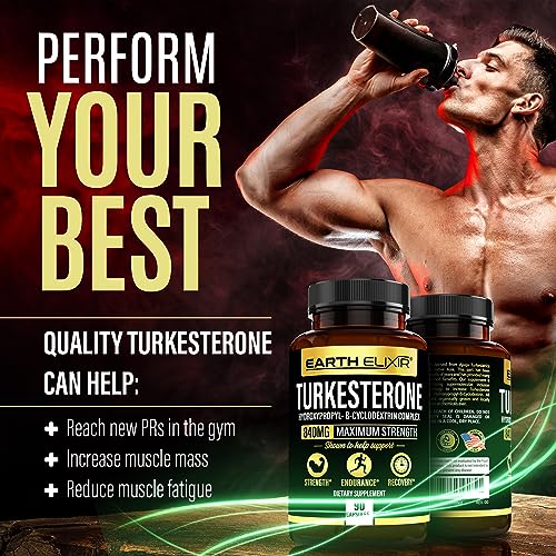 Earth Elixir Turkesterone 840mg Supplement