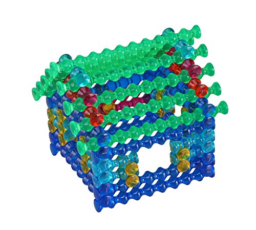 Popular Playthings Playstix Translucent Set Construction Toy Building Blocks 105 Piece Kit #TOP5