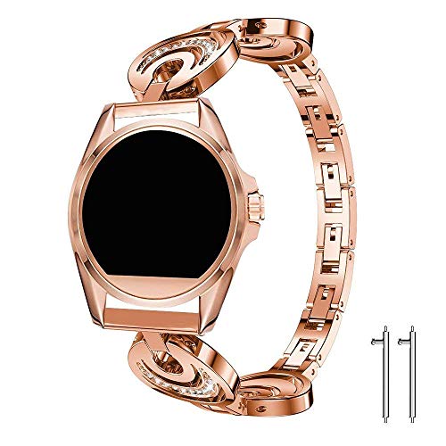 Orologio Smartwatch da Donna Michael Kors "Bradshaw" : recensione, caratteristiche, opinioni, prezzo, offerta LvBu Cinturino in Acciaio Inossidabile per Michael Kors Bradshaw, Cinghie Bling Design Elegante per Donne (Oro Rosa)