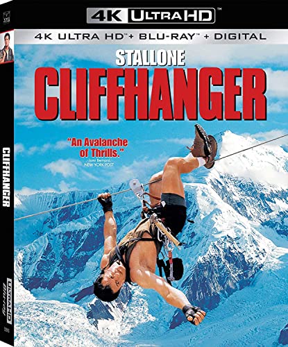 Cliffhanger [4K UHD] [Blu-ray] -  Rated R, Renny Harlin, Sylvester Stallone